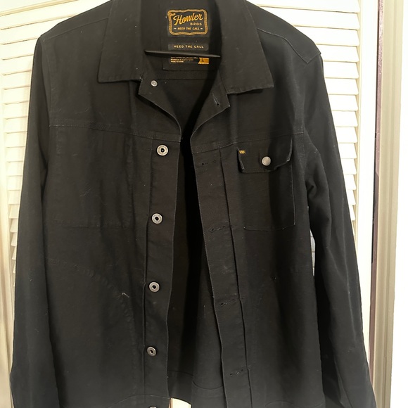 Howler Brothers Black Shirt Jacket - Picture 1 of 4